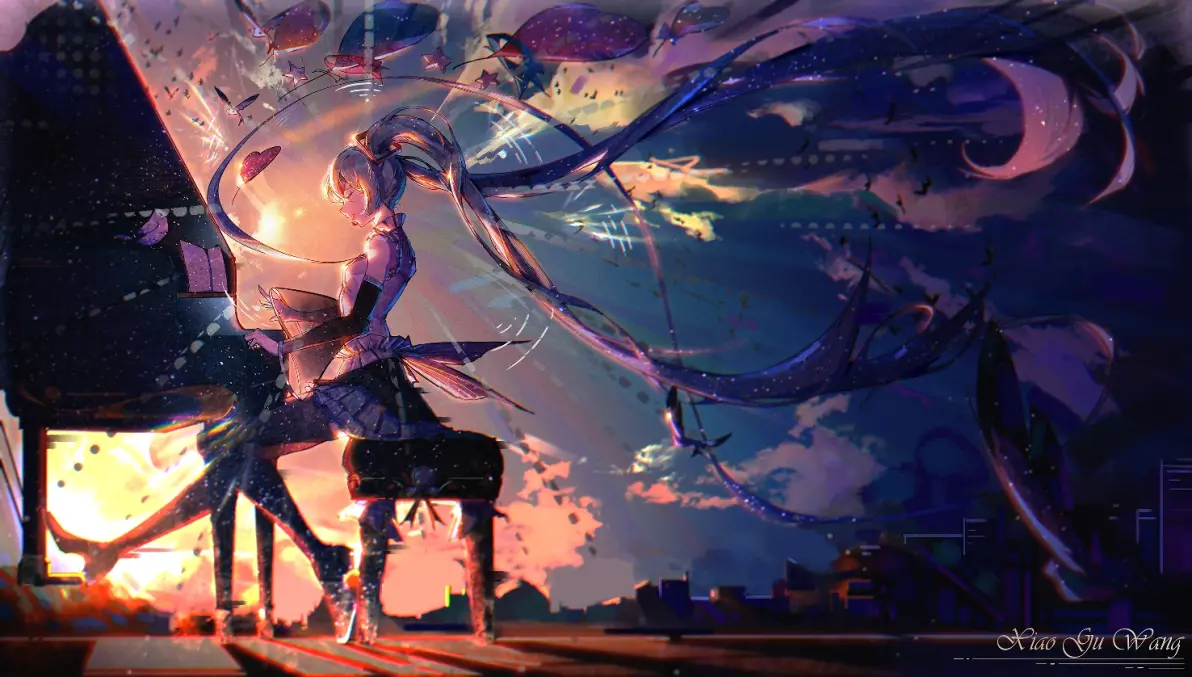23e5e58fe286affc72ed0375c97d4f86235818446.jpg 婉转旋律 – 钢琴插画特辑