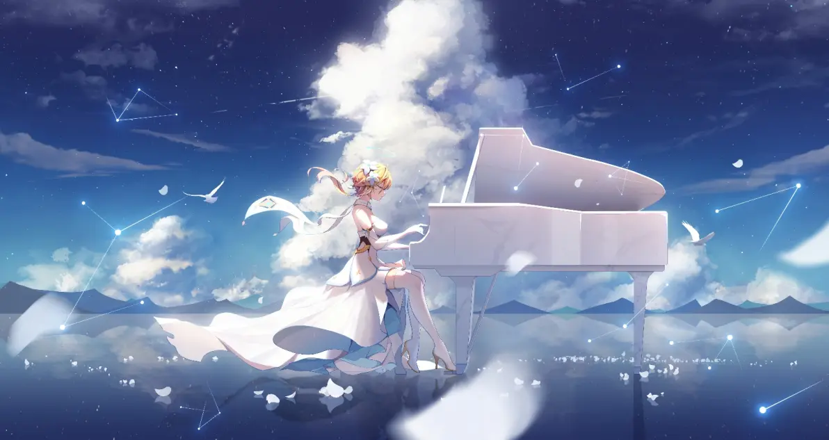 e6ee64399f27160e70518920c9362ae8235818446.jpg 婉转旋律 – 钢琴插画特辑