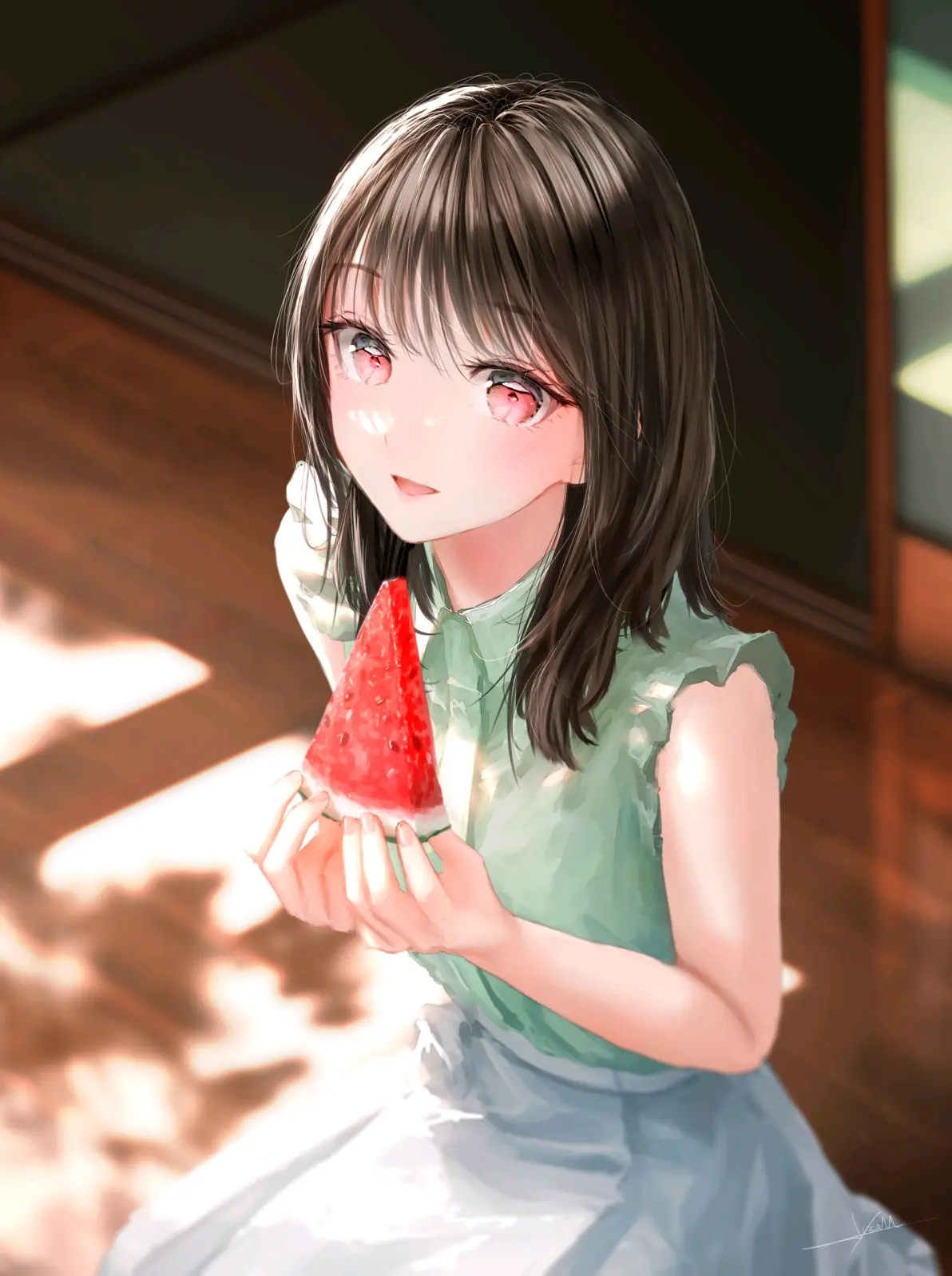 41241cf804e2de2e71e1168d3422815b235818446.jpg 夏日回忆 – 西瓜插画特辑