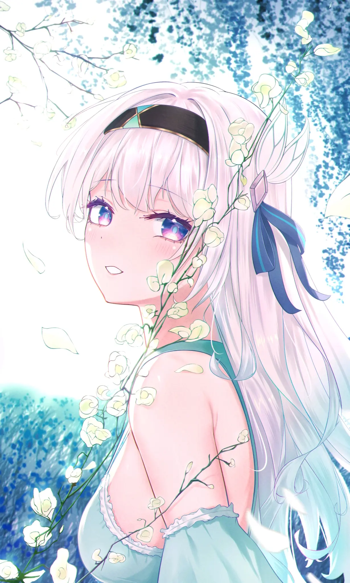 a87ab25795667d0aa16faf46cbbb1155235818446.jpg 清新绽放 – 白色花卉插画特辑