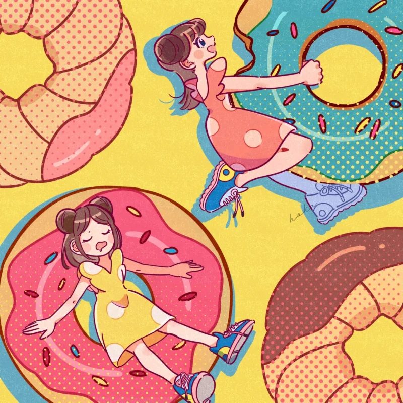 甜甜圈的可爱魔法♡ 插画盛宴来袭-远影归灯