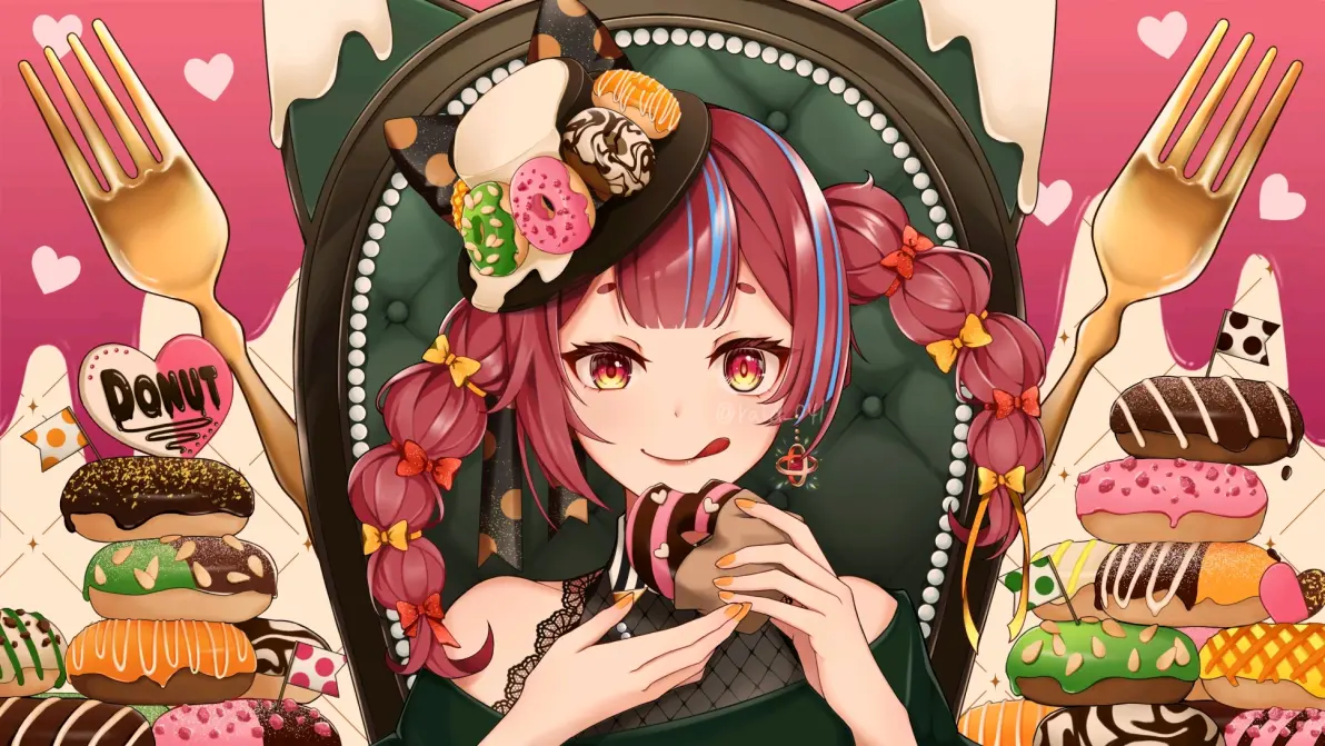 5754c9522144e25f5090bc6e6b9d37fe235818446.jpg 可爱造型♡ – 甜甜圈插画特辑
