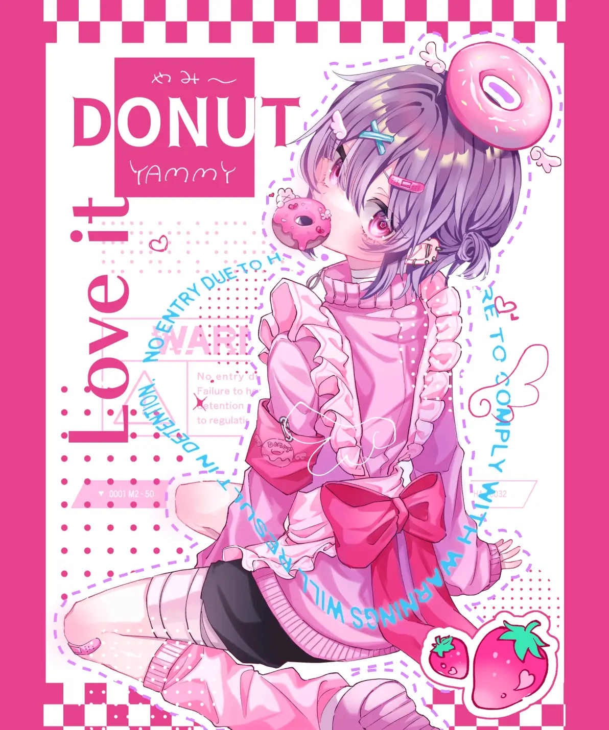 8a24b762ec12978baf0e1cc2f74e3c5b235818446.jpg 可爱造型♡ – 甜甜圈插画特辑