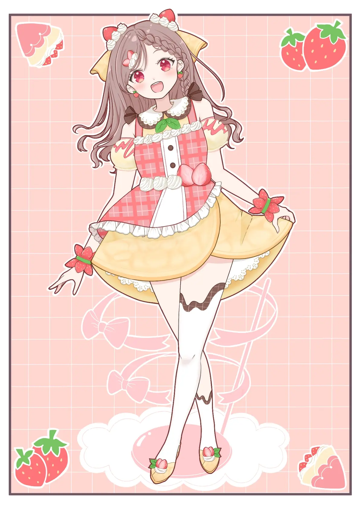 将所有甜蜜轻轻包裹♡ – 可丽饼插画特辑