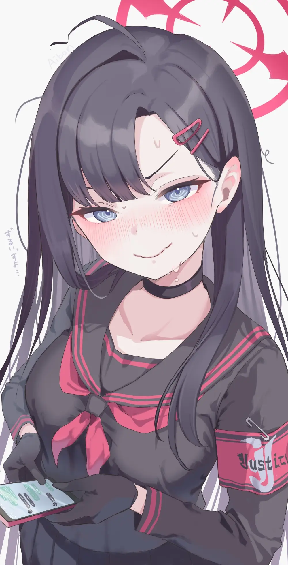 269efdf70dc3ed582ce3663711f2db79235818446.jpg 通红的脸颊 – 脸红女子插画特辑