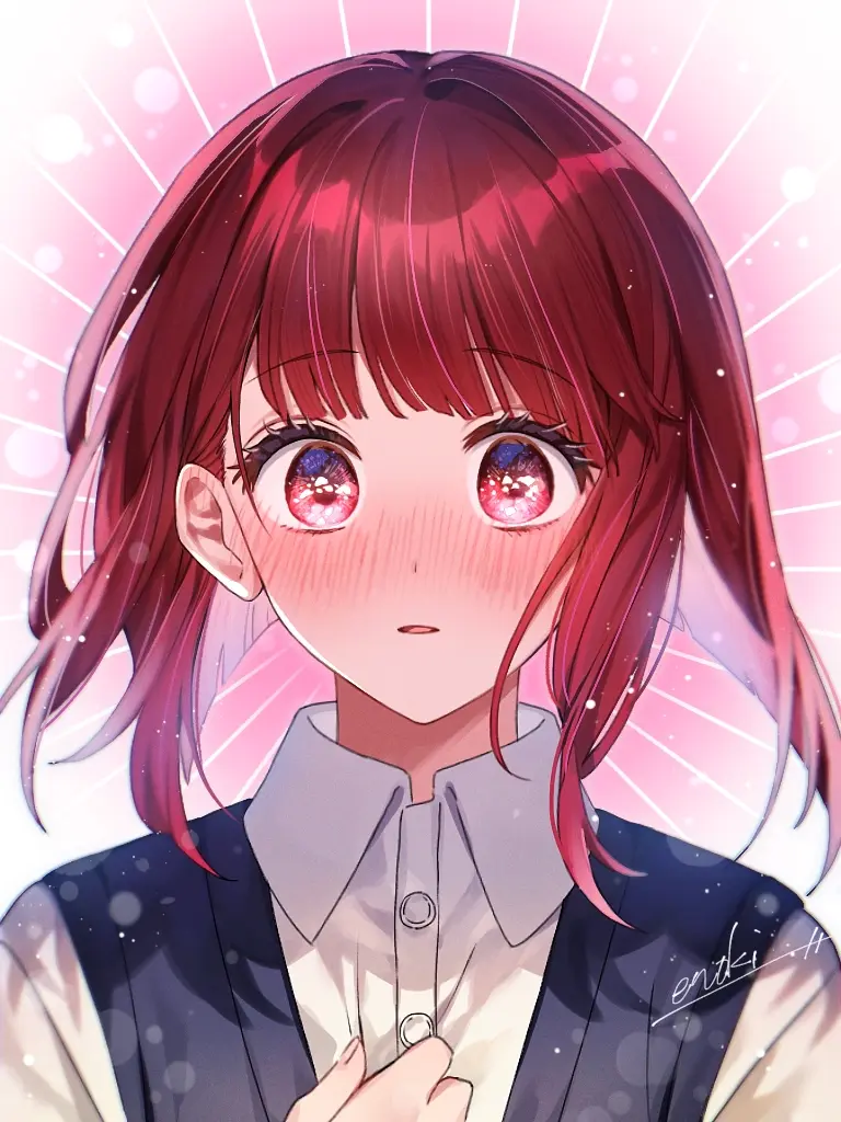 286488dbe17548c7216b32832ab9dbd4235818446.jpg 通红的脸颊 – 脸红女子插画特辑