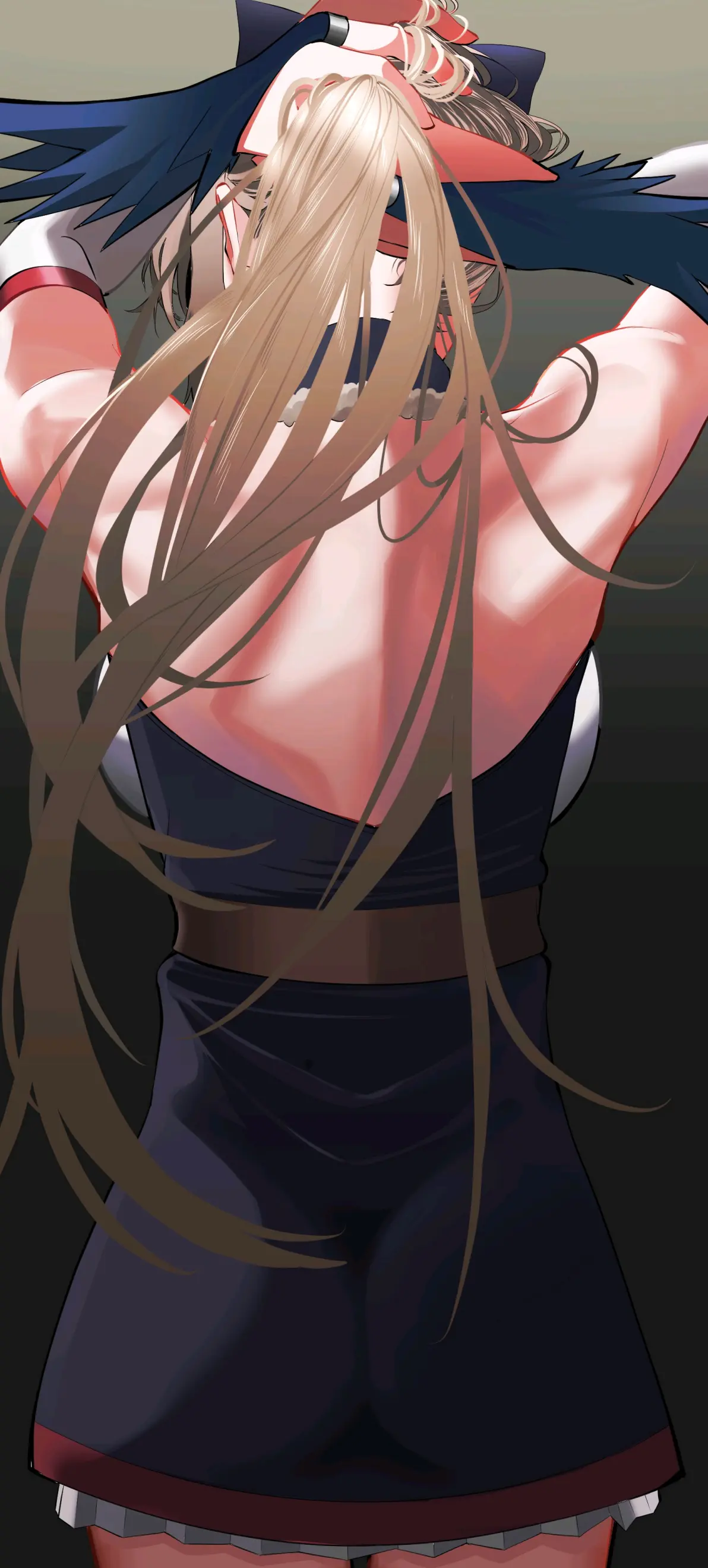 0d3f2864909c1b51112fd4d61eca4e5b235818446.jpg 打起精神! – 绑头发插画特辑