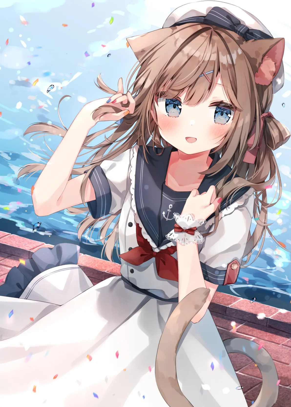 831c728d978d7068bc08c8b59e789d8b235818446.jpg 可爱水蓝翻领♡ – 水手凤穿搭插画特辑