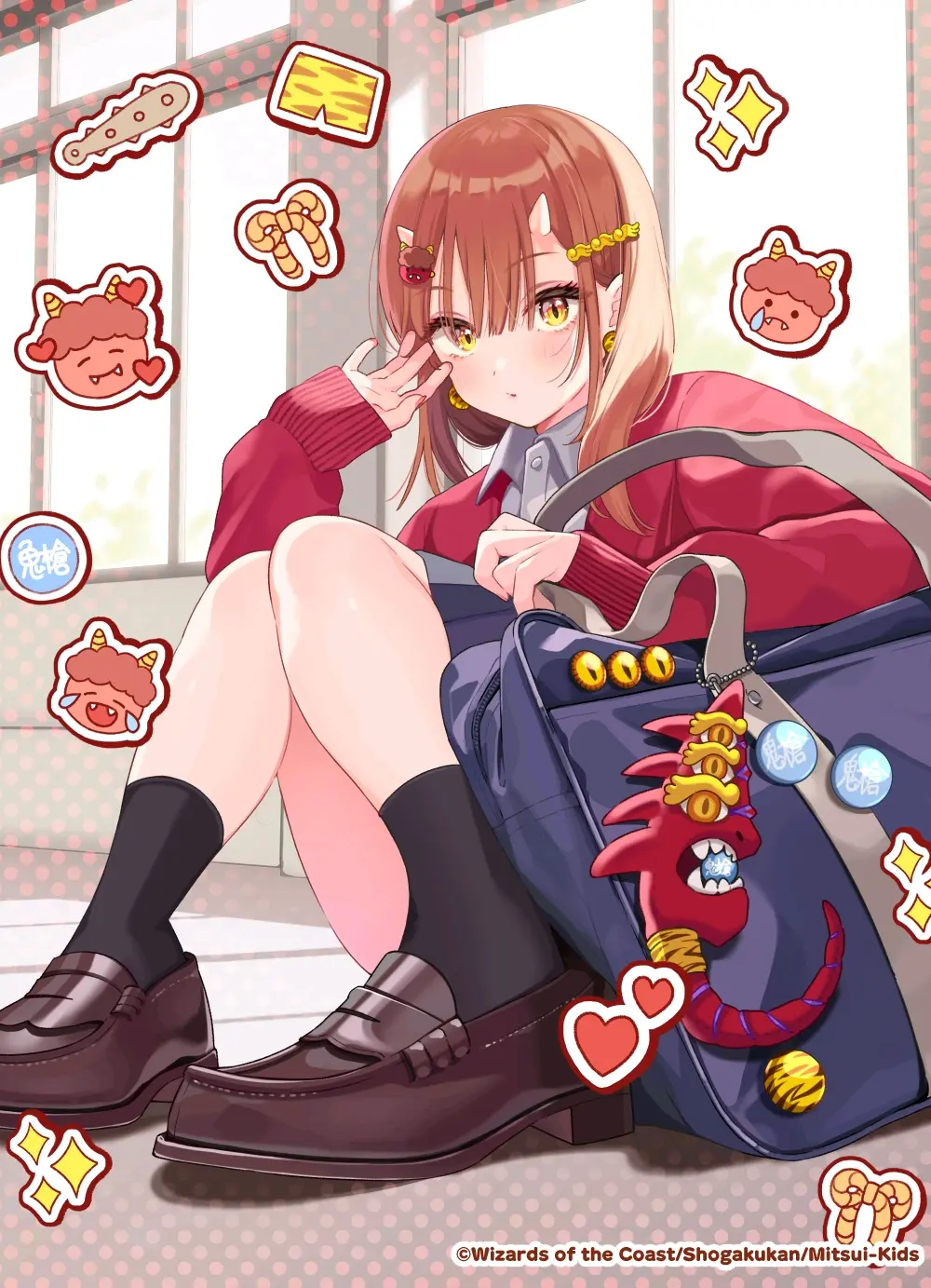 e19694ddca1f4d4672bc591a0c13e6eb235818446.jpg 与校服绝配♡ – 乐福鞋插画特辑