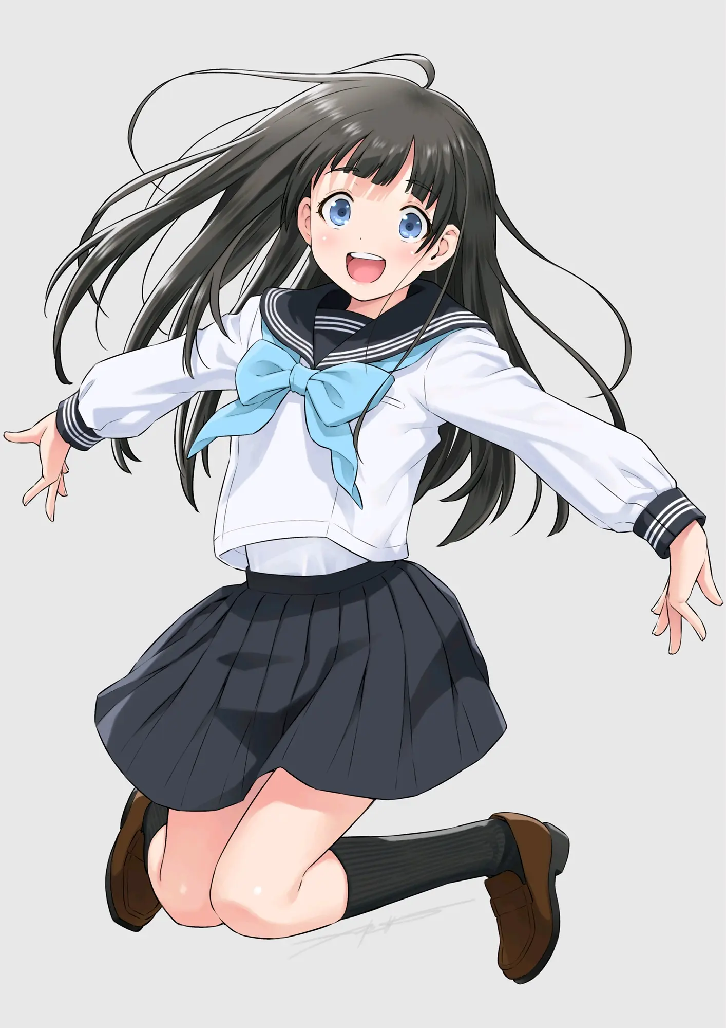 3475942c5335740afd3296bf52f8ac42235818446.jpg 与校服绝配♡ – 乐福鞋插画特辑