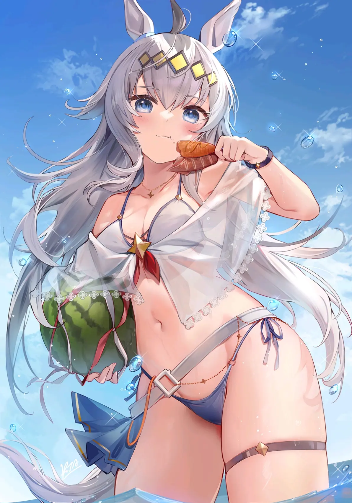 933e0678de430de206e2e10e95cd0ba8235818446.jpg 清凉一夏! – 海边嬉戏插画特辑