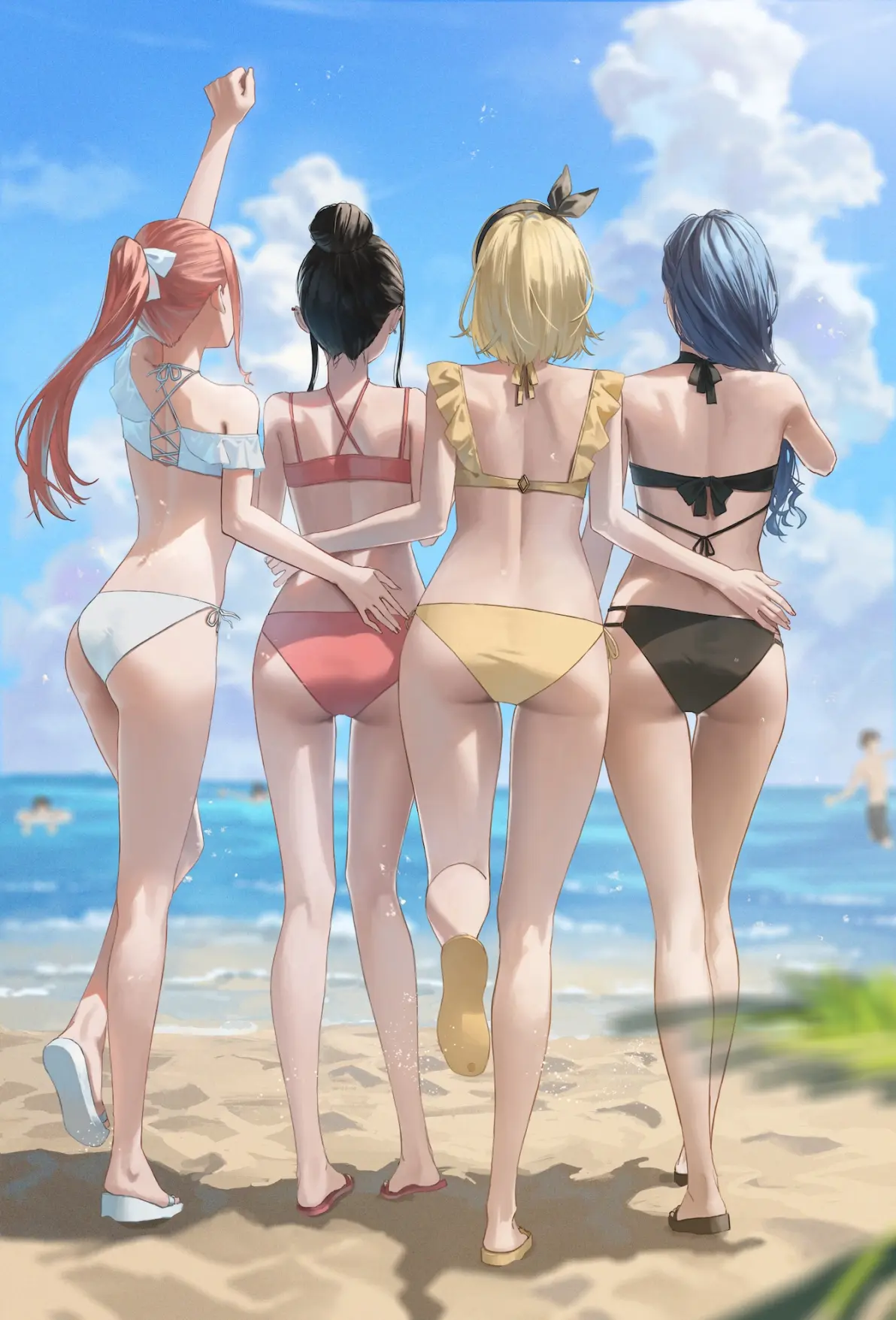 facd55f6313b286cf328fe95cf706e7e235818446.jpg 清凉一夏! – 海边嬉戏插画特辑