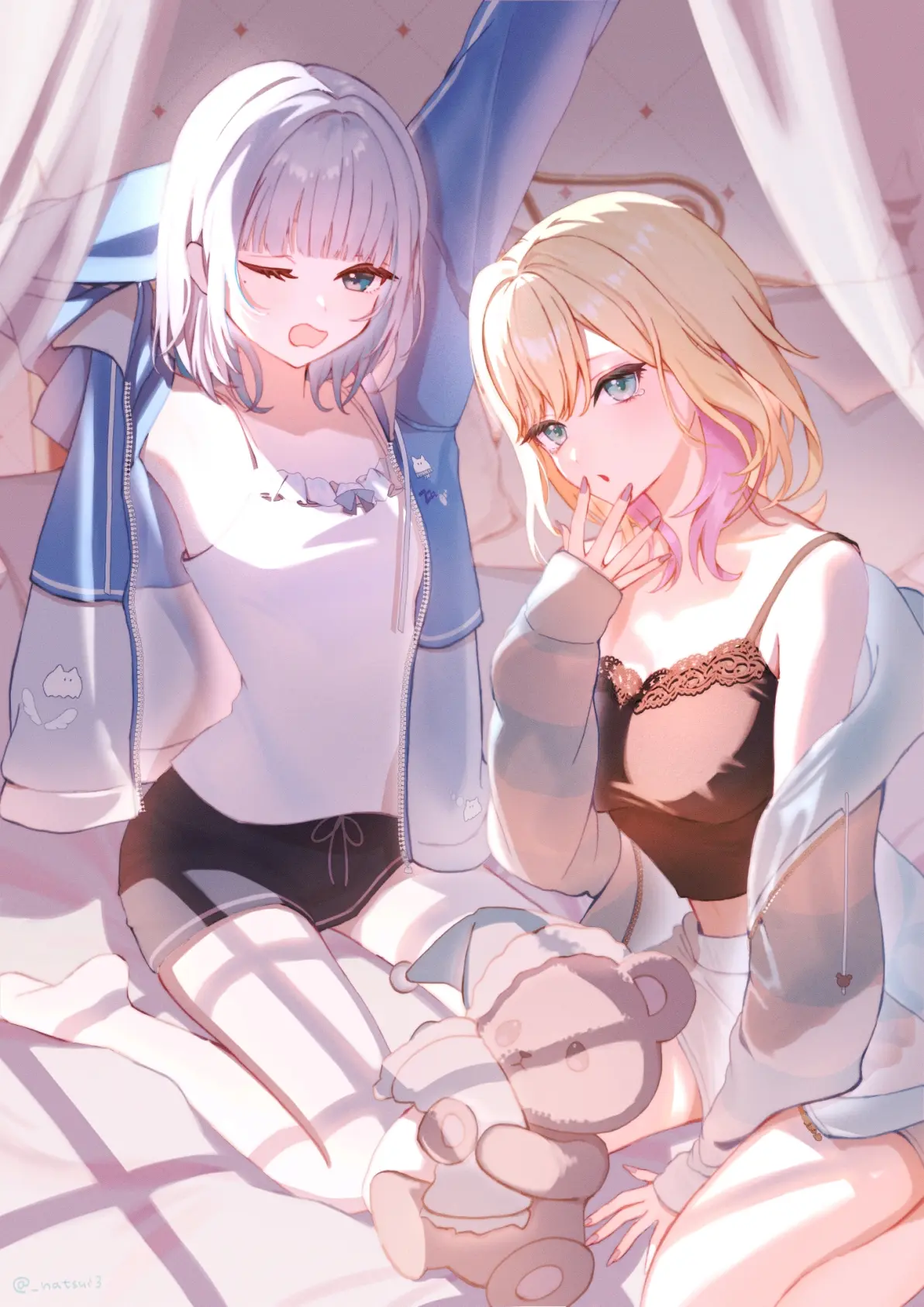 3322ee1acd326d61c9ce1a3418f9d909235818446.jpg 轻松舒适♡ – 家居服女子插画特辑