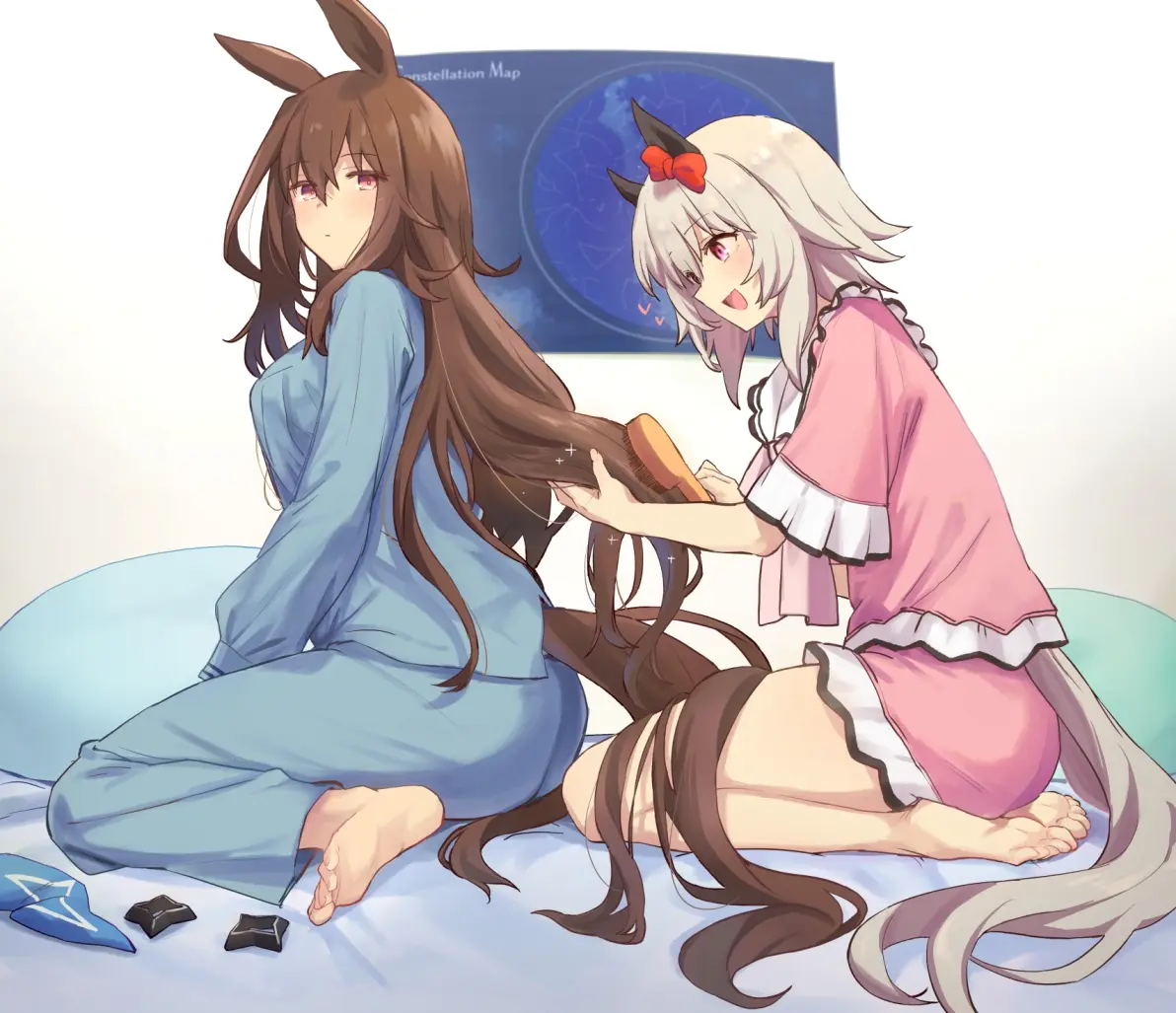 2e8624f9b9f5ee4187083f5dec2e8559235818446.jpg 轻松舒适♡ – 家居服女子插画特辑