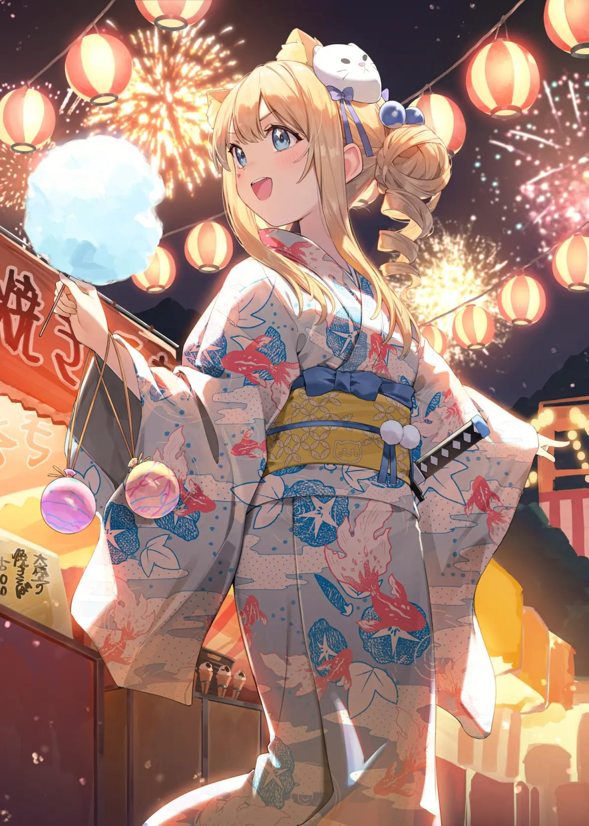 b3991776ebb4790c2329c5c2620f9185235818446.jpg 热闹非凡 – 夏日祭典插画特辑