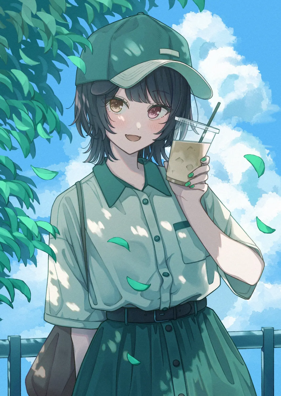 e356c7b7ff12080155fb363931e93f81235818446.jpg 运动感十足♡ – 鸭舌帽插画特辑