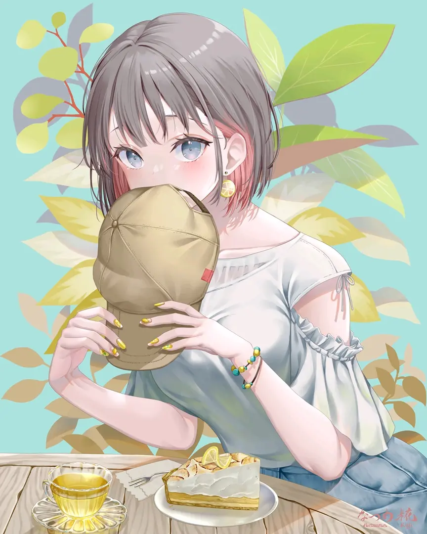 c2ae915412f7557a2b8242aea64cbc35235818446.jpg 运动感十足♡ – 鸭舌帽插画特辑