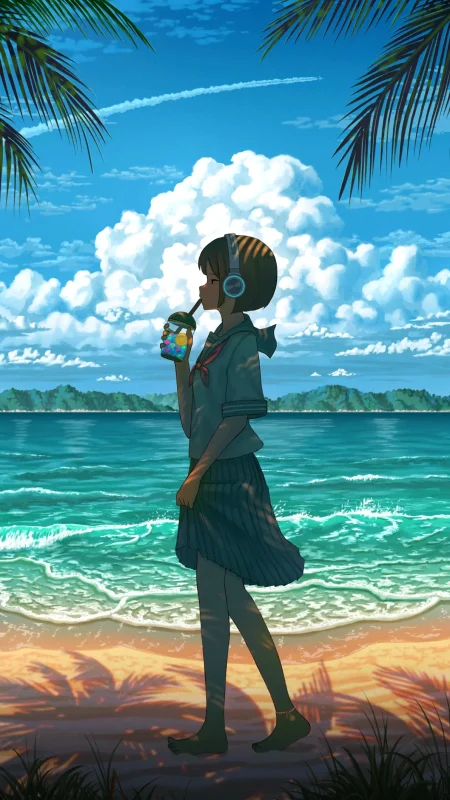 地球轮廓：海平线艺术插画集-远影归灯