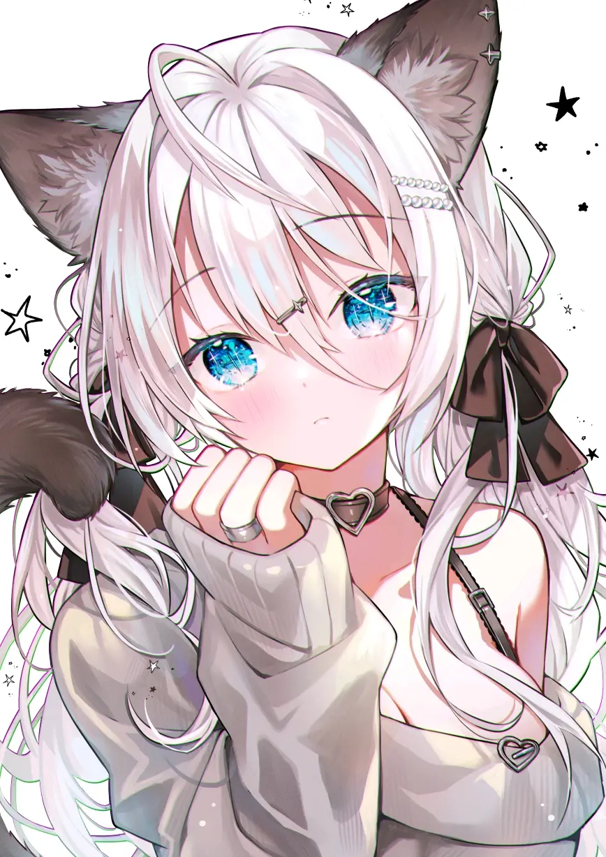 d68ecf909e6206b12a73f05771499464235818446.jpg 怎么这喵可爱♡ – 猫耳女子插画特辑