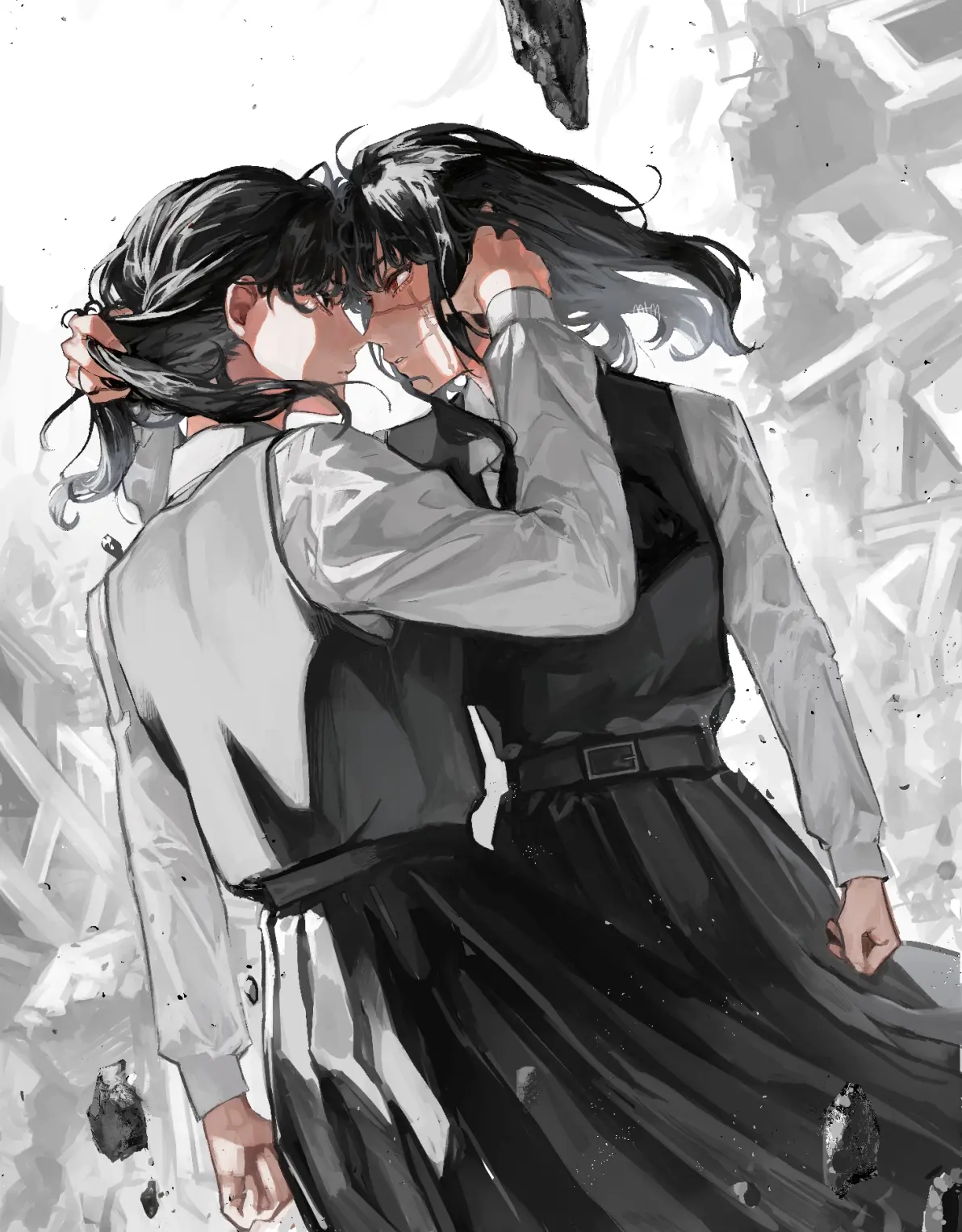 88d5d6e4850908fd4cd4b64ed8c5e645235818446.jpg 细腻的动作♡ – 手碰头发插画特辑