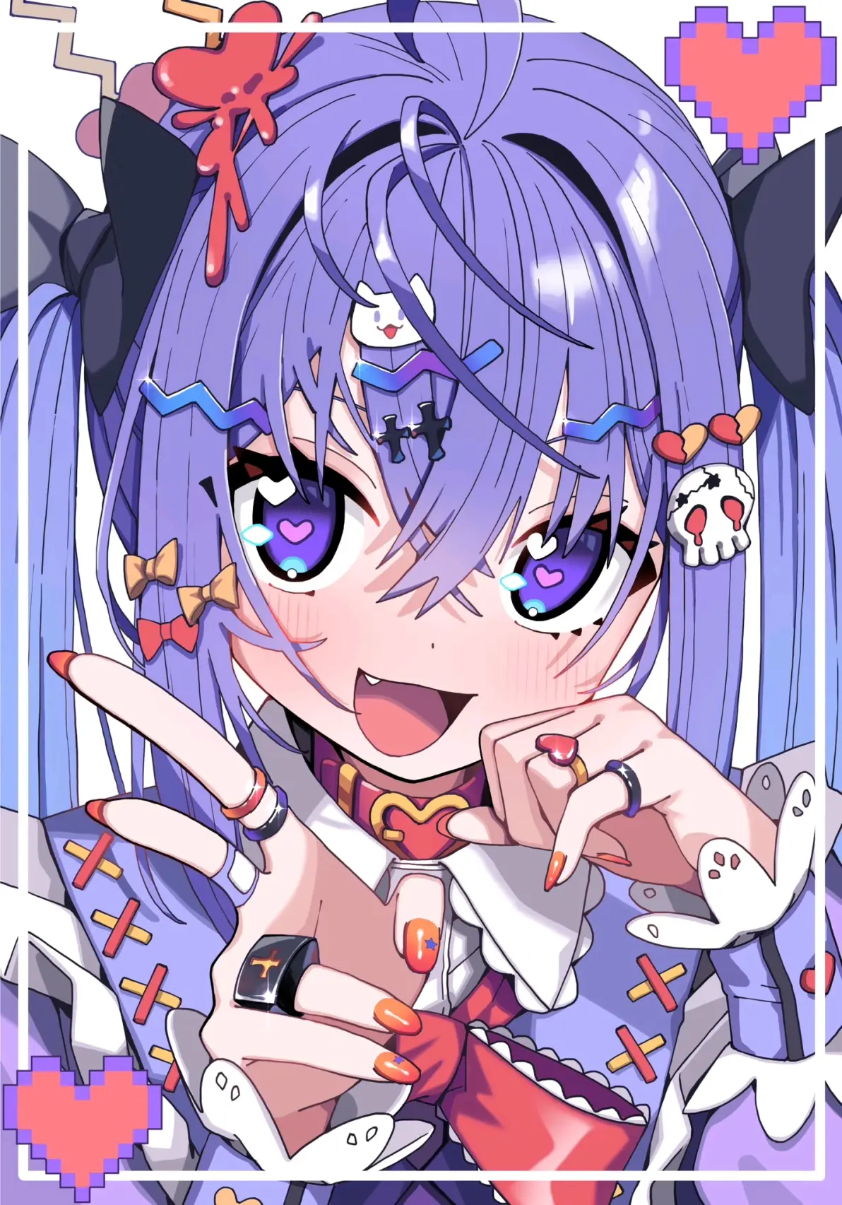 9191971d2561fece8c616f3976dd438b235818446.jpg 心动的眼神♡ – 「眼冒爱心」插画特辑
