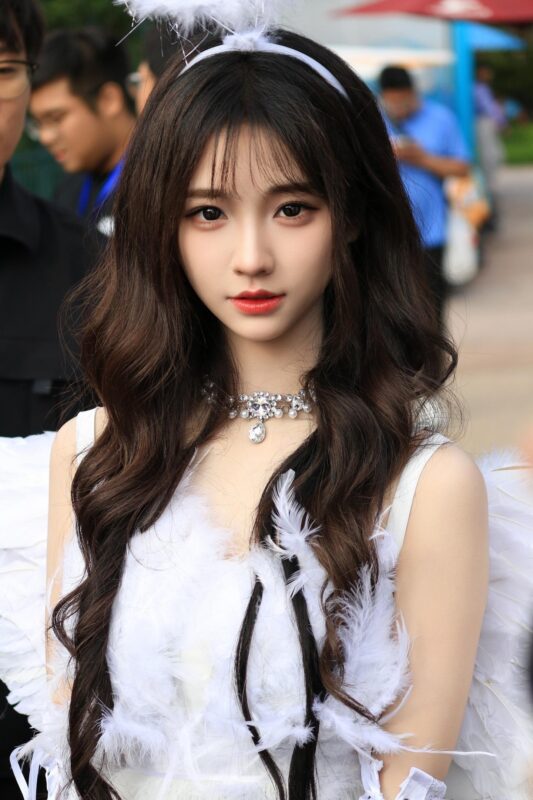 天使降临，优雅如诗-远影归灯