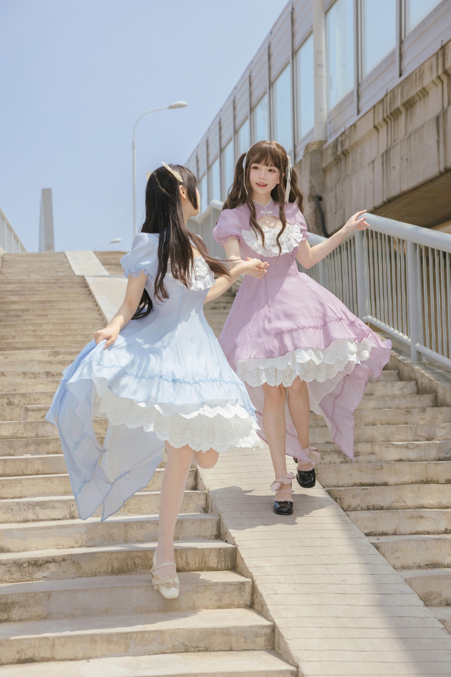 甜妹双人行,Lolita 装扮甜到爆-远影归灯