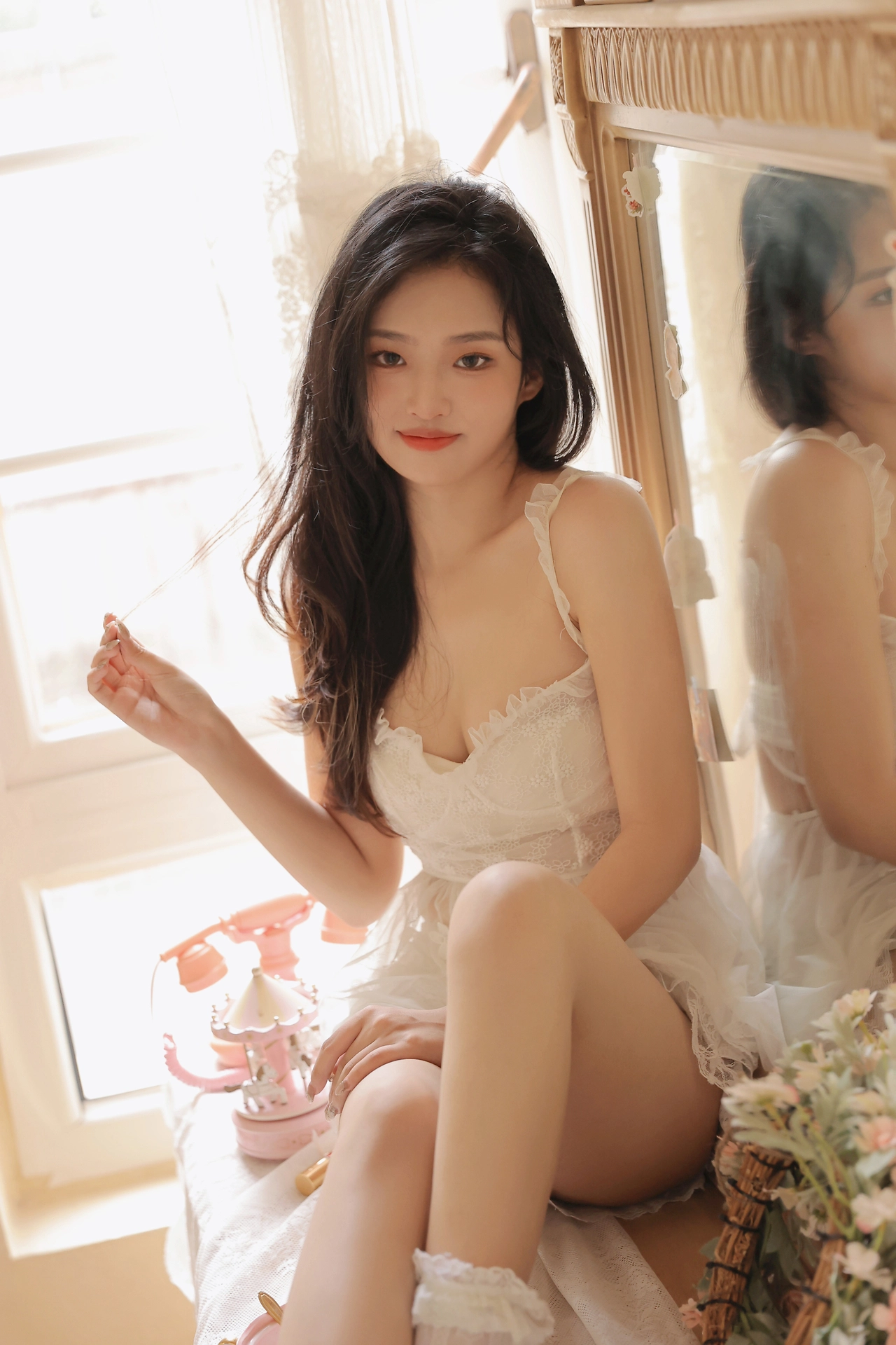 没人能拒绝初恋脸的美少女吧？！清纯感拉满！