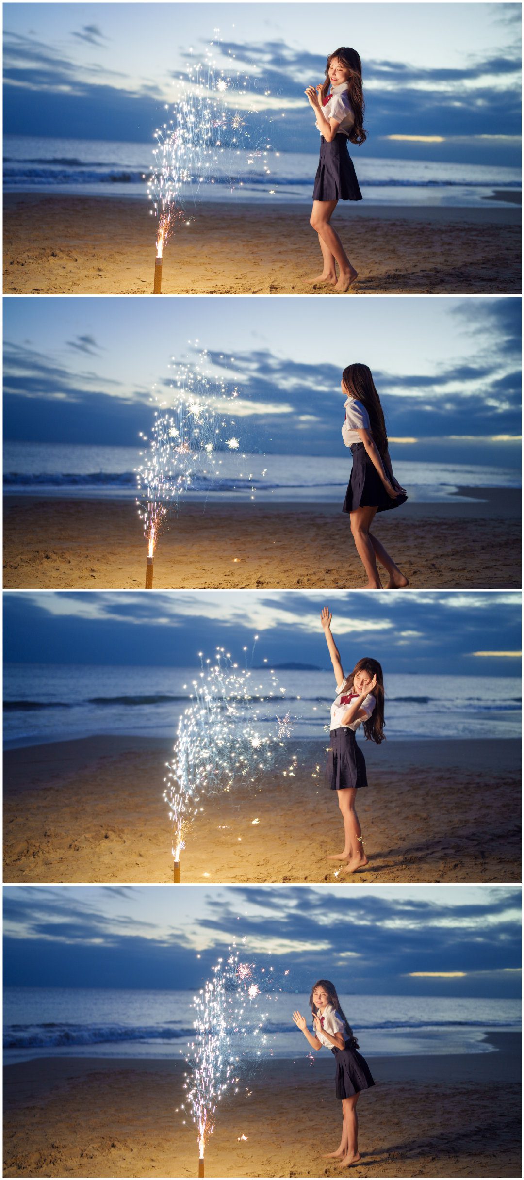 希望今年还有机会去三亚看看海，看看海边的日落