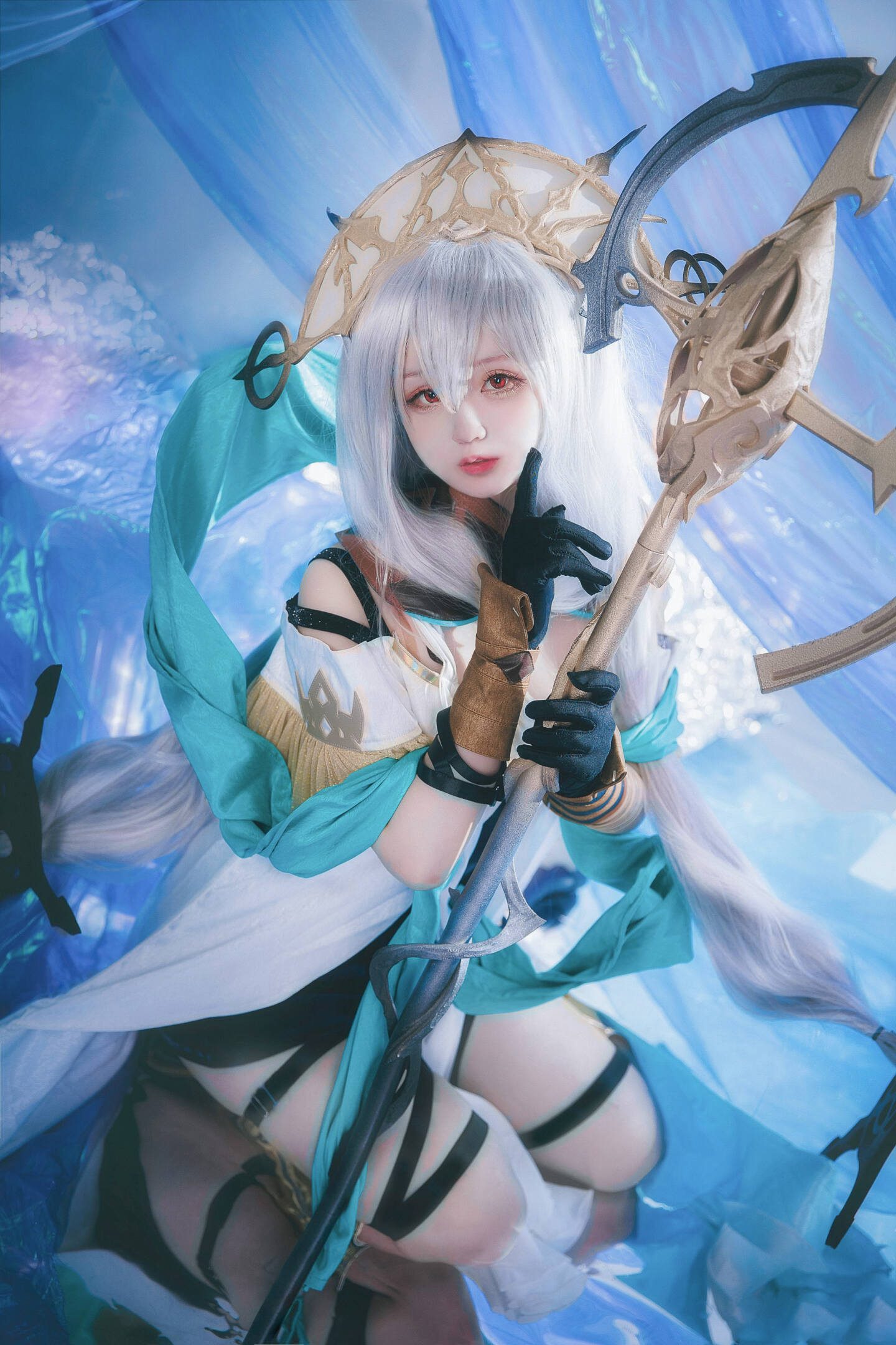 《明日方舟》浊心斯卡蒂cosplay