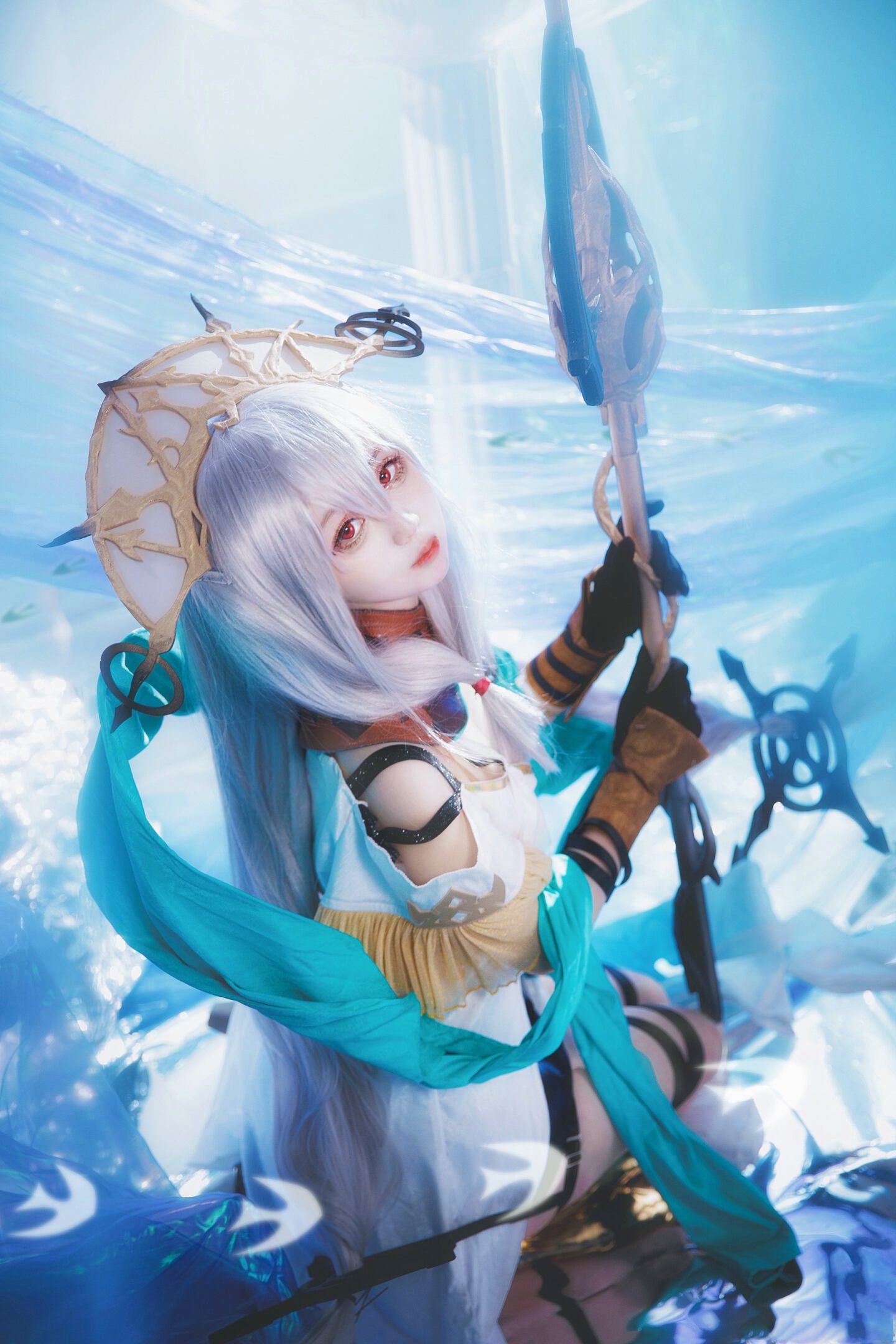 《明日方舟》浊心斯卡蒂cosplay