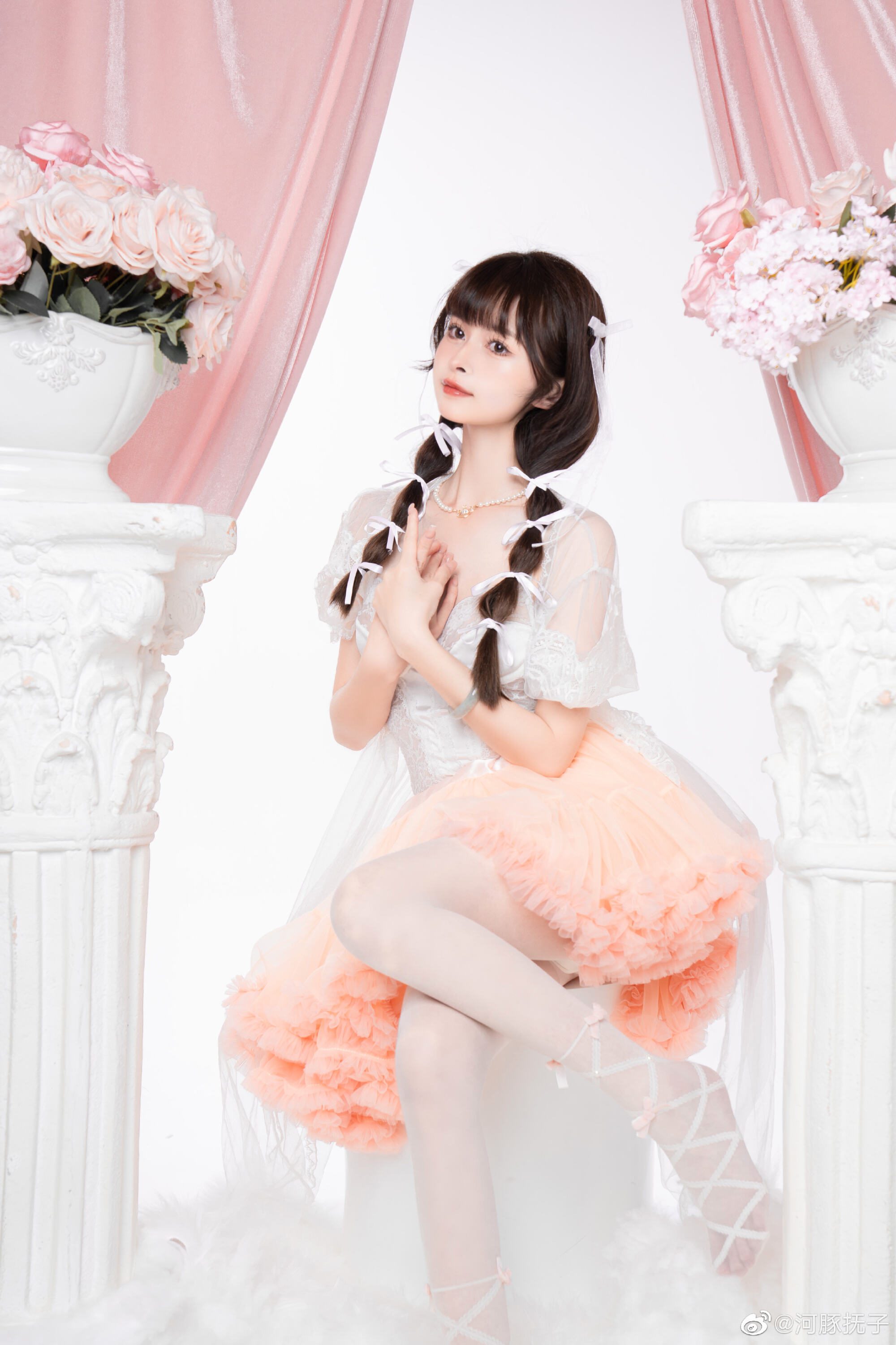 今天是桃子味?新置景真的太少女了