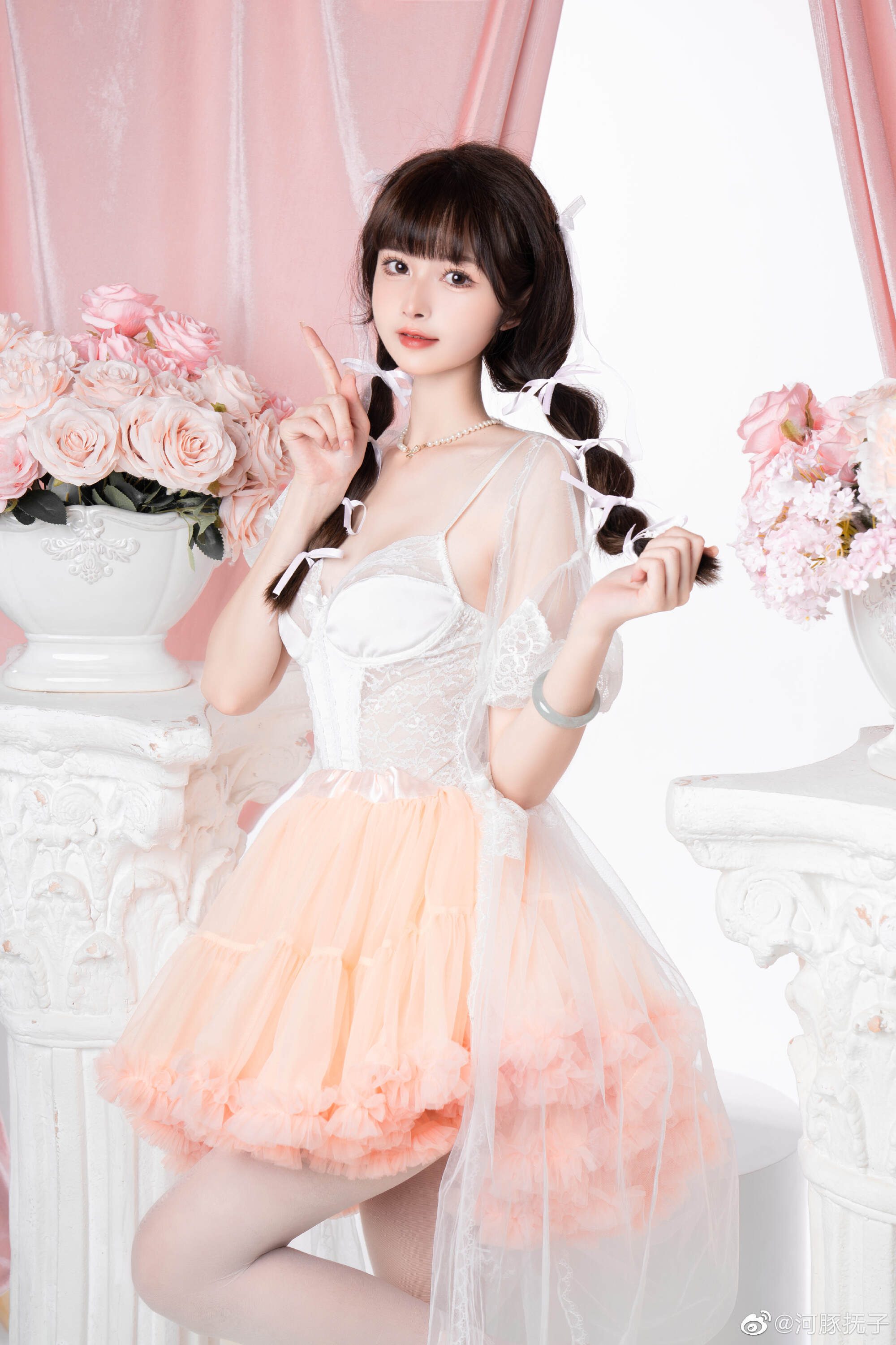 今天是桃子味?新置景真的太少女了