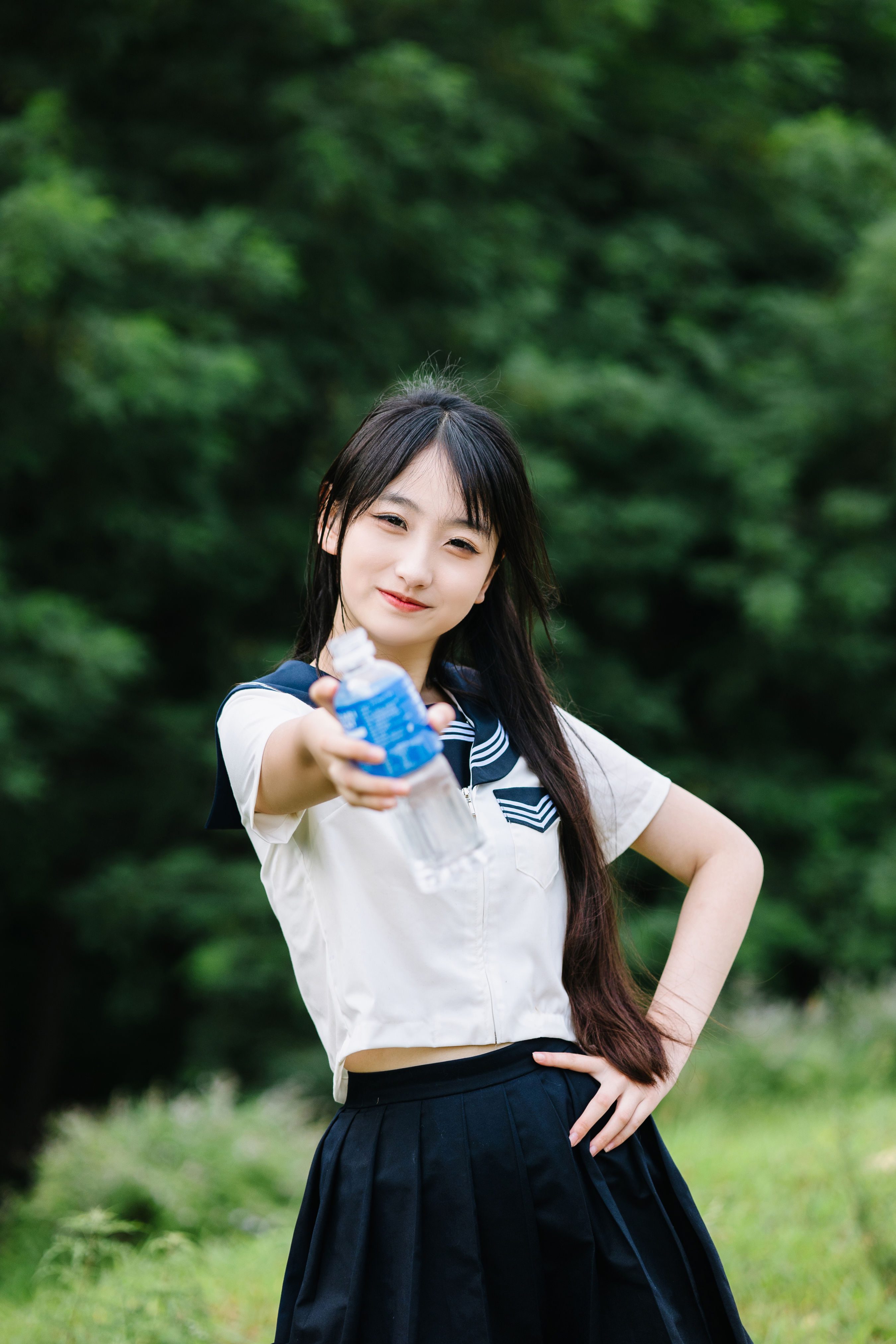 JK水少女_捏捏新酱 – 美图作品图片欣赏