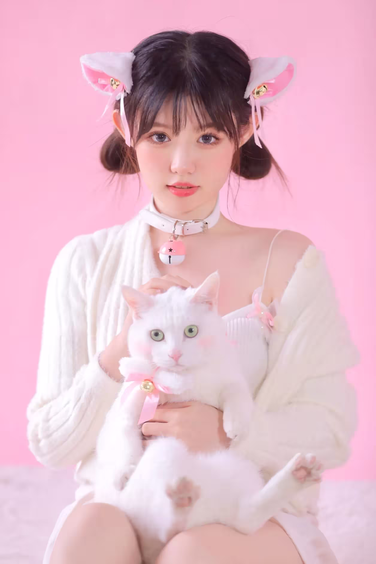 猫耳白袜子少女求收养啦~福瑞控快来