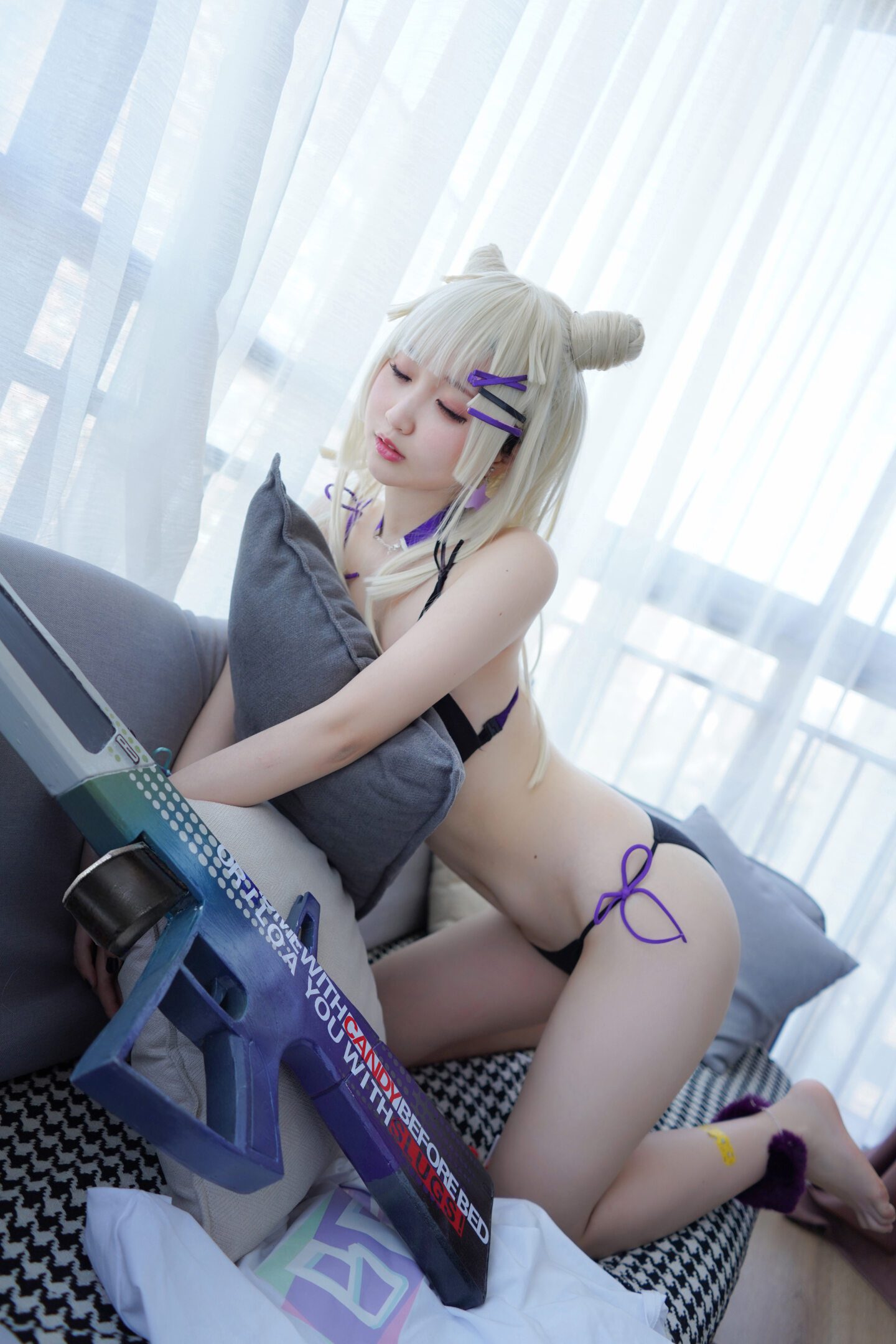 少女前线 aa12无烟棒棒糖cosplay