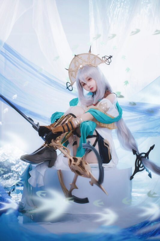 浊心斯卡蒂惊艳cosplay，魅力引爆全网！-远影归灯