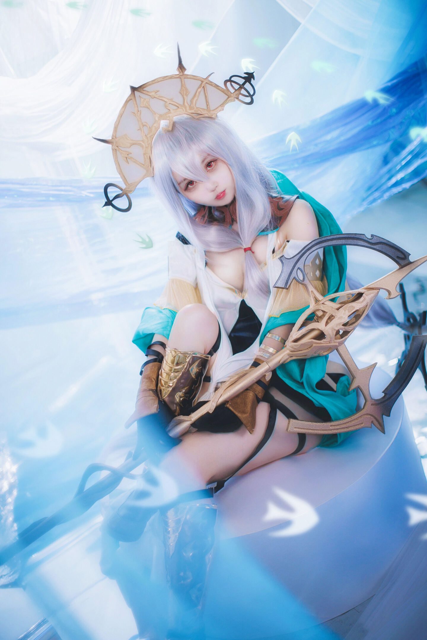 《明日方舟》浊心斯卡蒂cosplay