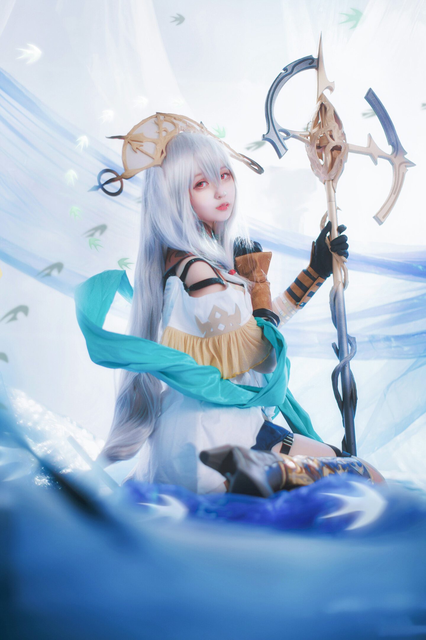 《明日方舟》浊心斯卡蒂cosplay