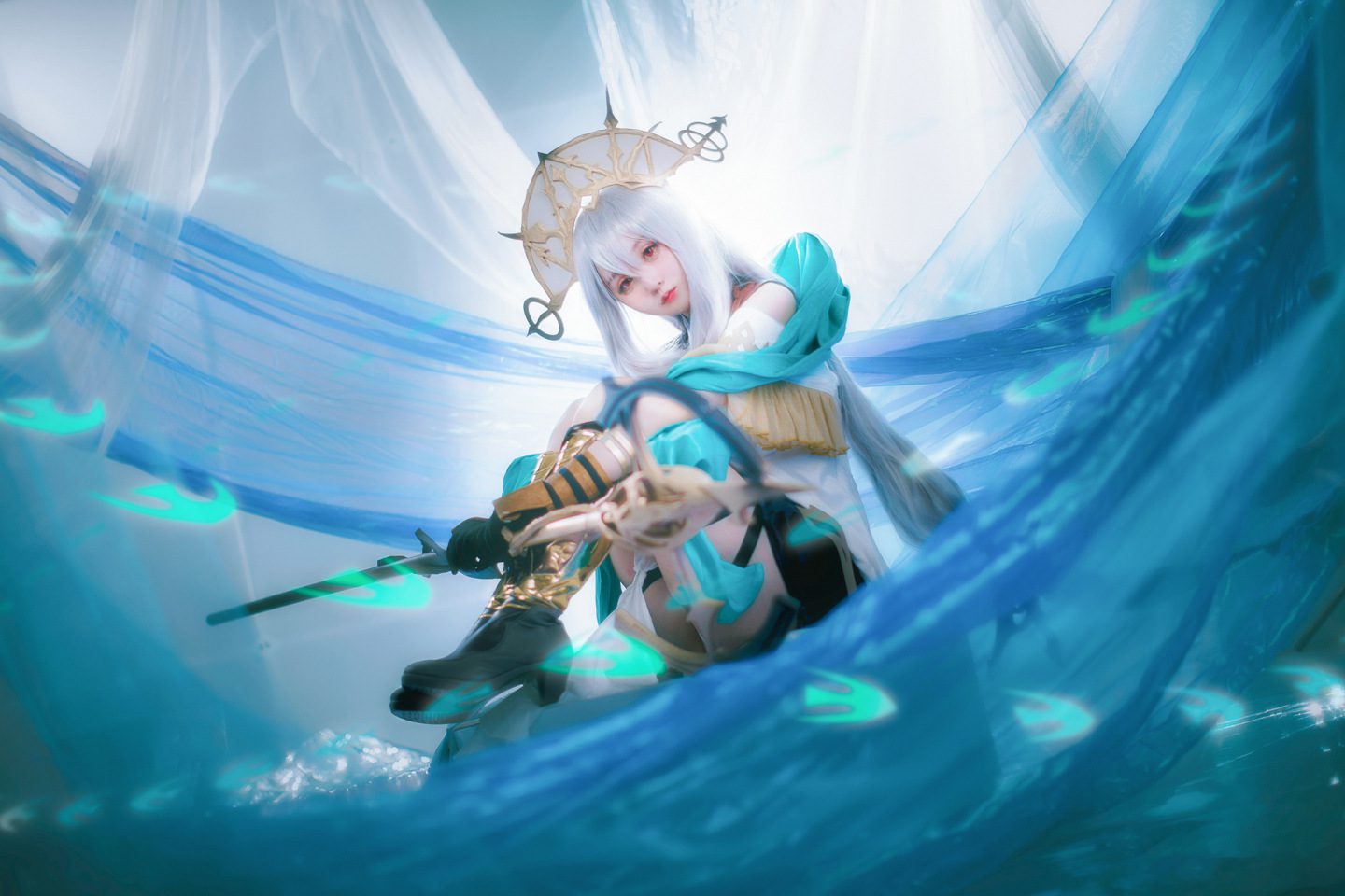 《明日方舟》浊心斯卡蒂cosplay