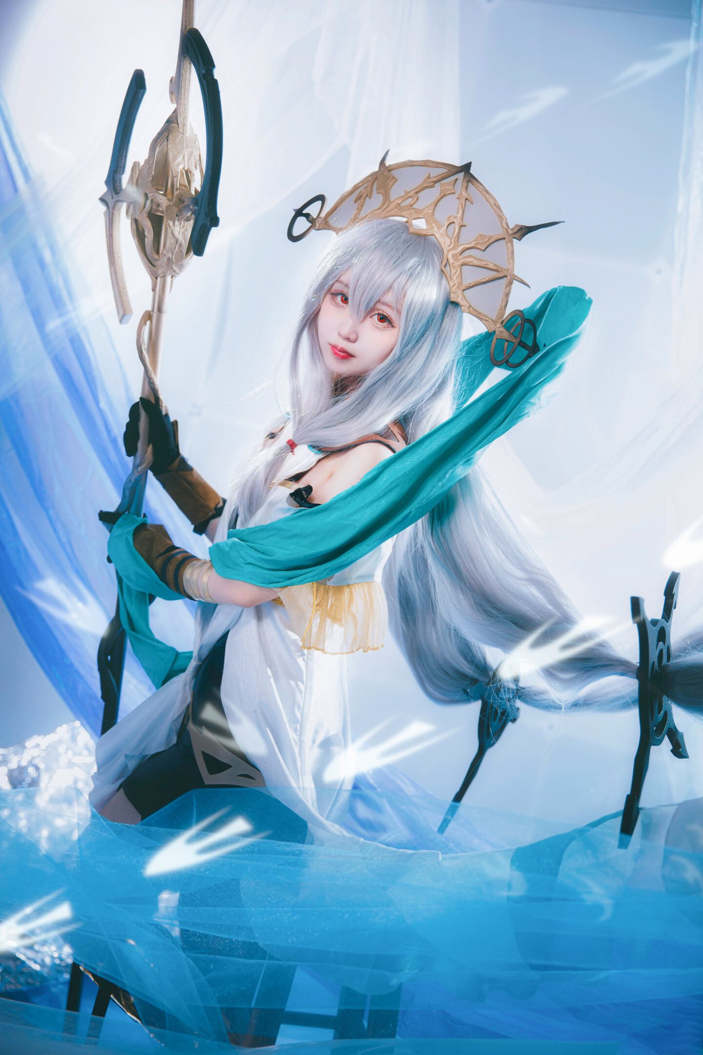 《明日方舟》浊心斯卡蒂cosplay