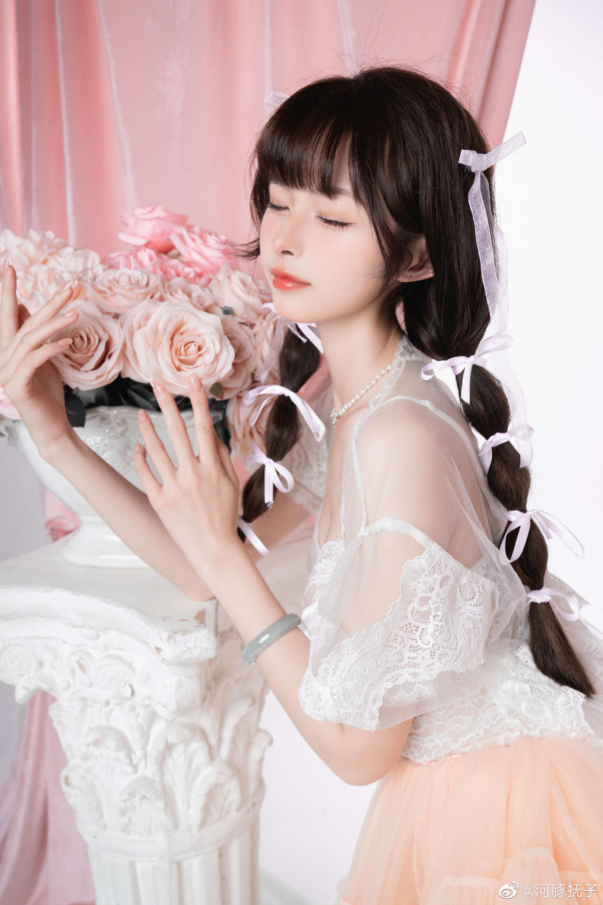 今天是桃子味?新置景真的太少女了