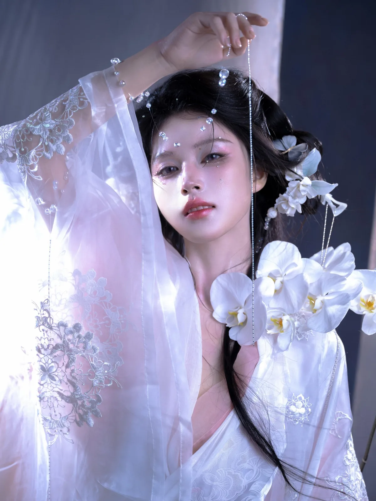 白纱晶泪 · 仙气汉服棚拍人像(02)