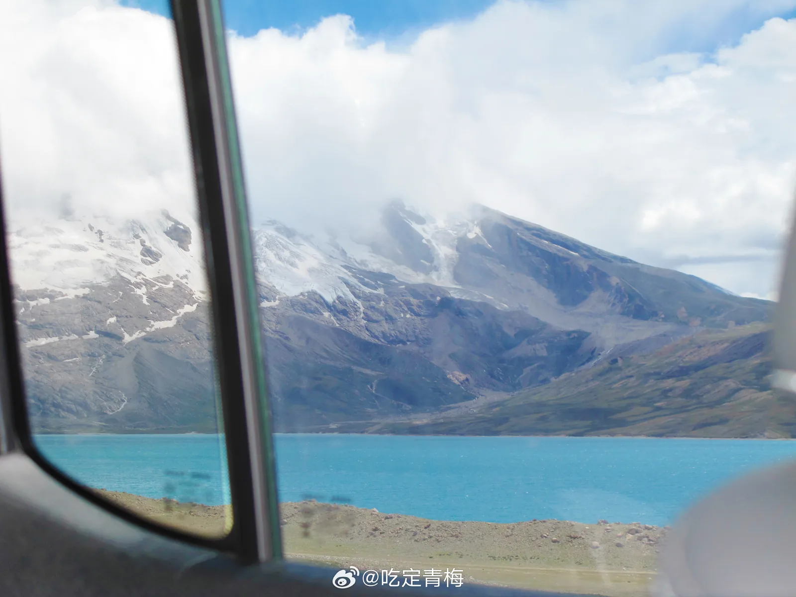 青绿蕾丝衫 · 高原碧湖雪山外景人像（10）