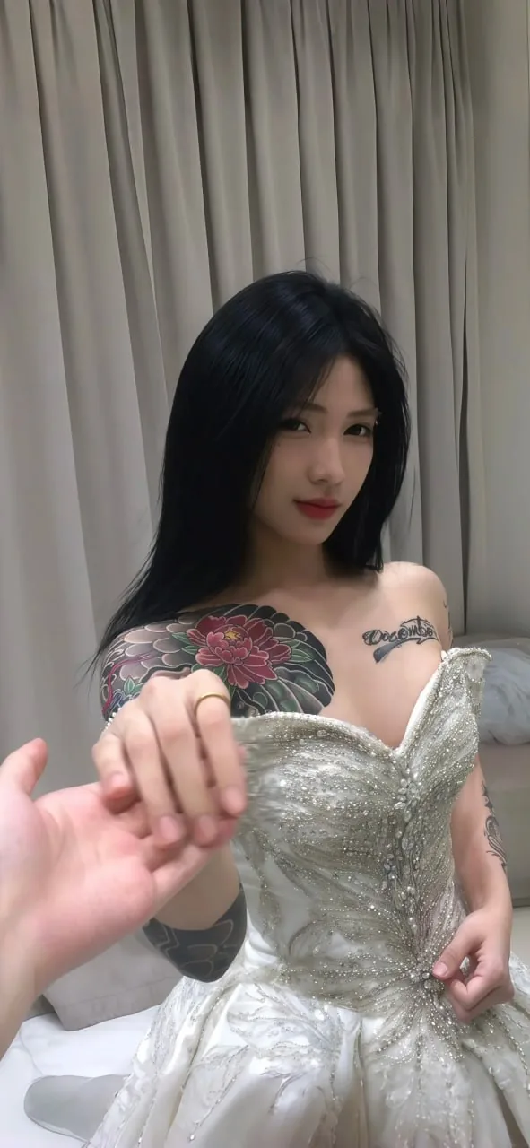 满背刺青 · 居家随拍纹身女生壁纸（08）