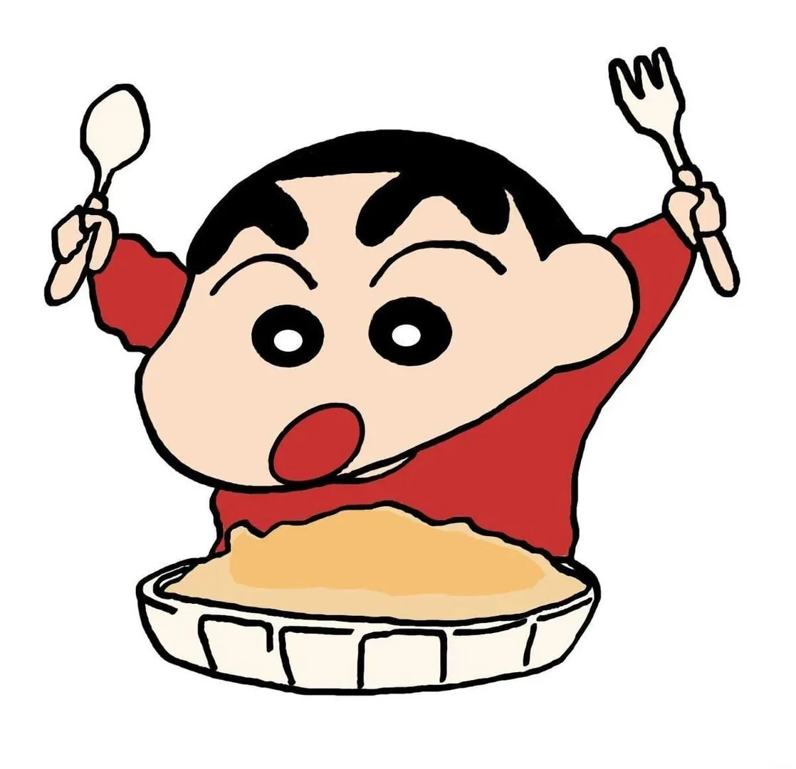 蜡笔小新秋日扮装 · 搞怪卡通微信头像（02）