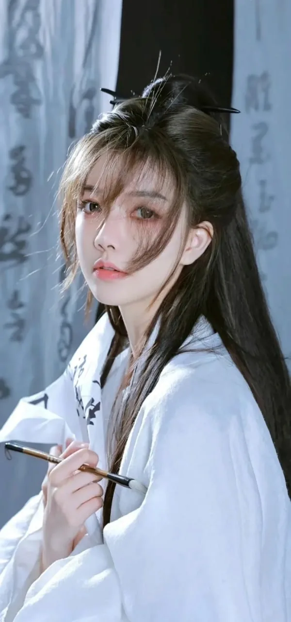 雪山白纱 · 百变少女写真壁纸（02）