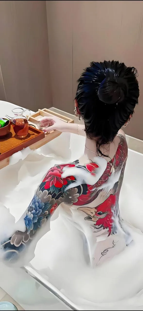 兔耳黑蕾丝 · 纹身酷感室内人像（06）